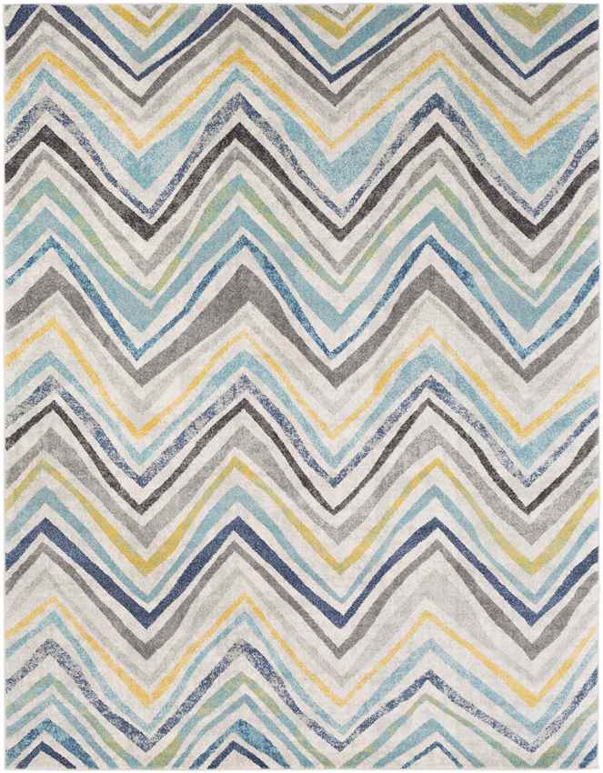 Baytona Modern Dark Blue Area Rug