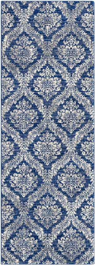 Bellburns Cottage Dark Blue Area Rug