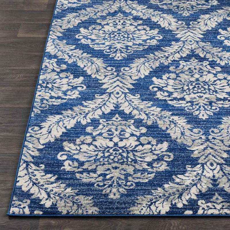 Bellburns Cottage Dark Blue Area Rug