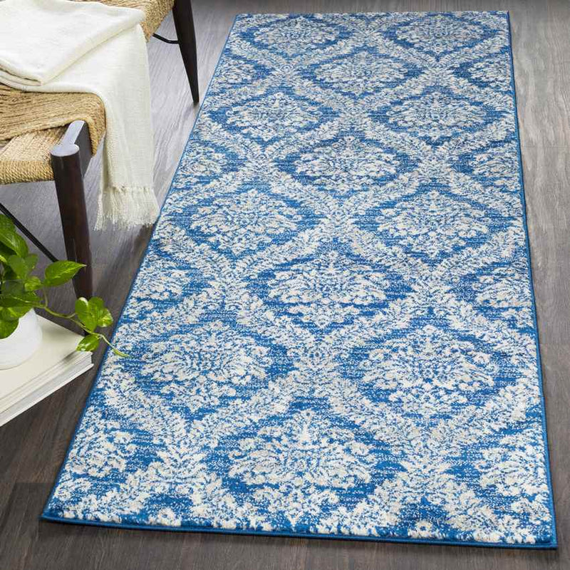 Bellburns Cottage Dark Blue Area Rug