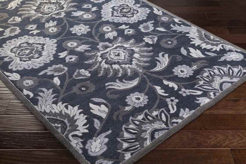 Eckville Traditional Charcoal Area Rug