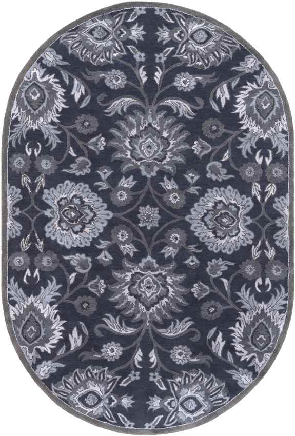 Eckville Traditional Charcoal Area Rug