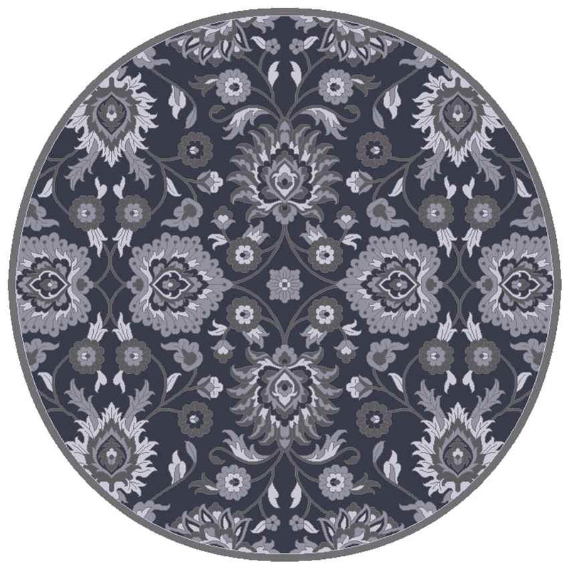 Eckville Traditional Charcoal Area Rug