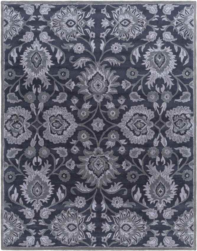 Eckville Traditional Charcoal Area Rug