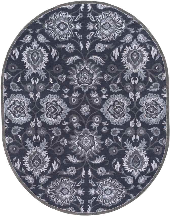 Eckville Traditional Charcoal Area Rug