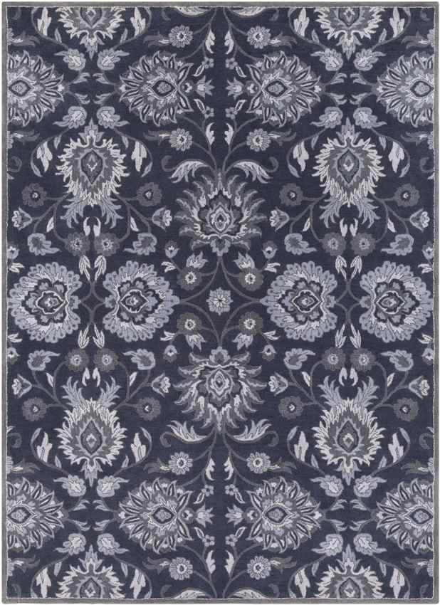 Eckville Traditional Charcoal Area Rug