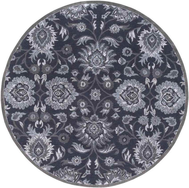 Eckville Traditional Charcoal Area Rug