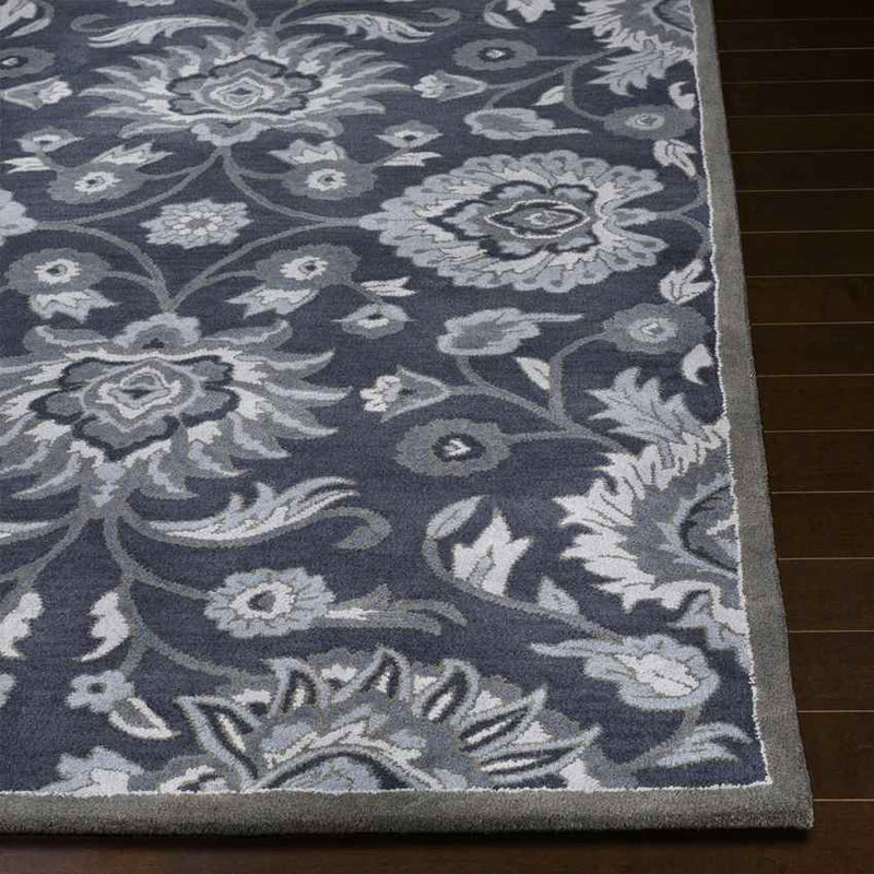 Eckville Traditional Charcoal Area Rug