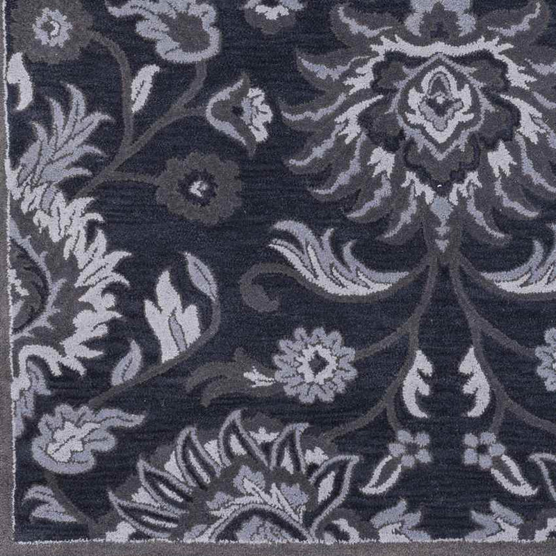 Eckville Traditional Charcoal Area Rug