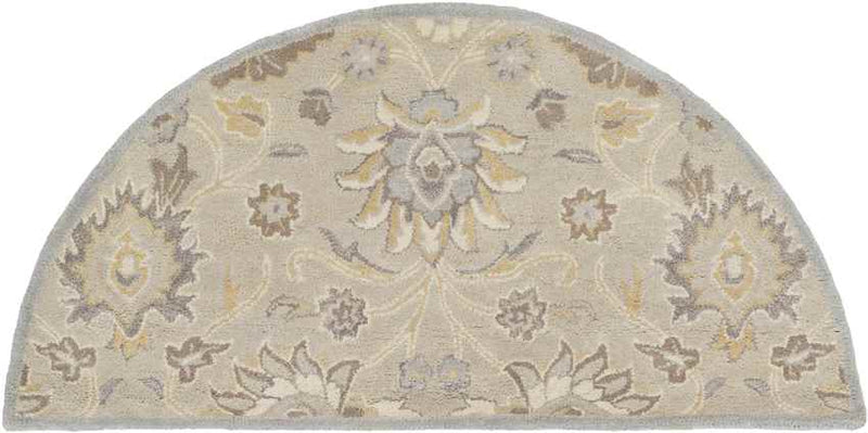 Eckville Traditional Light Gray Area Rug