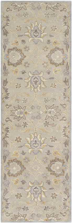 Eckville Traditional Light Gray Area Rug