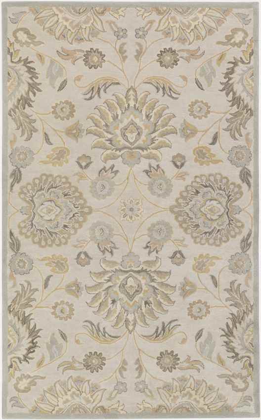 Eckville Traditional Light Gray Area Rug