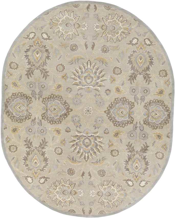 Eckville Traditional Light Gray Area Rug