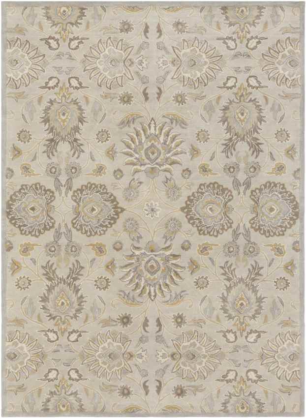 Eckville Traditional Light Gray Area Rug