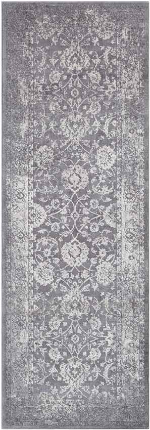 Meadows Traditional Medium Gray Area Rug