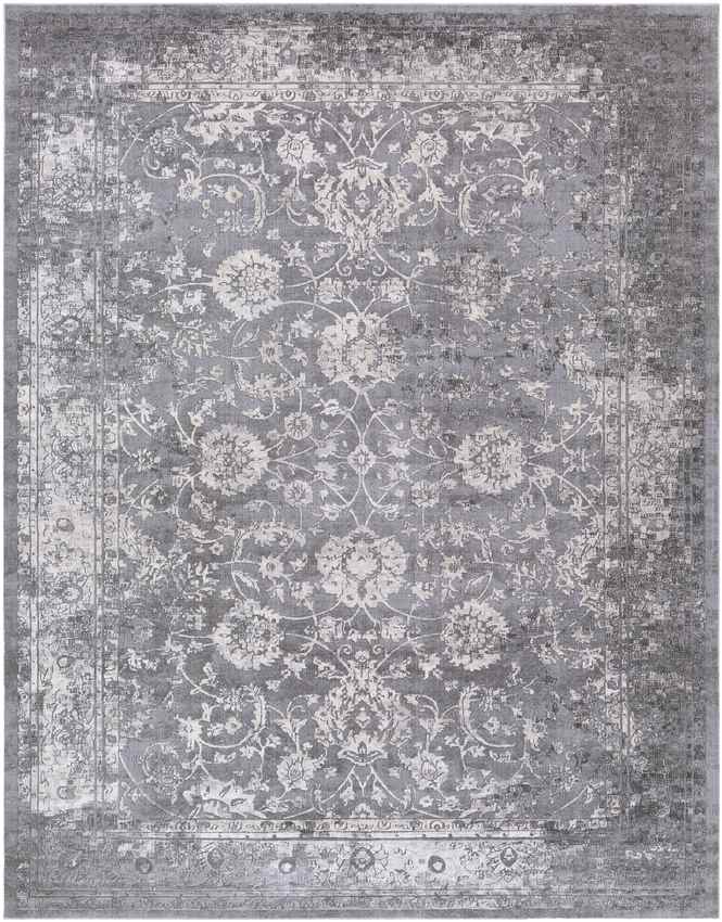 Meadows Traditional Medium Gray Area Rug