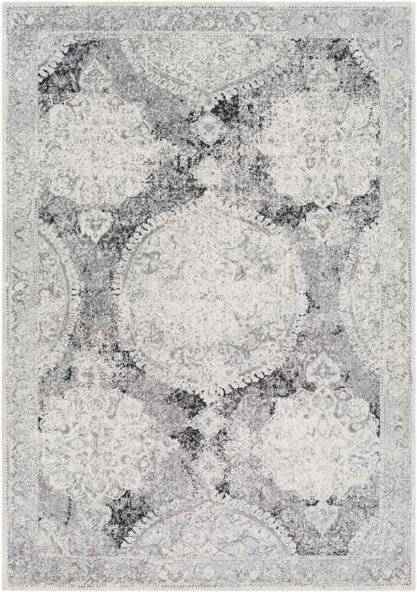 Placentia Traditional Light Gray Area Rug