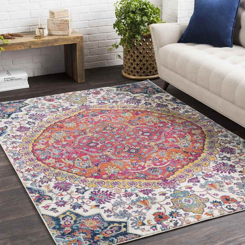 Point May Traditional Saffron Area Rug