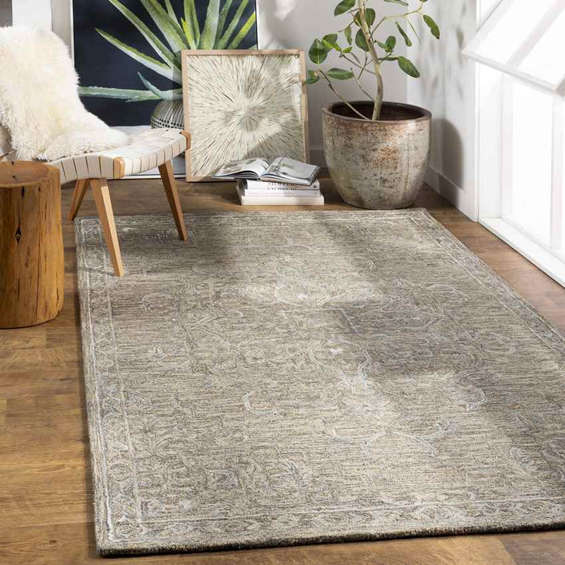 Traytown Traditional Camel Area Rug