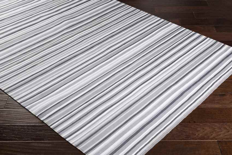 Triton Modern Gray/White Area Rug