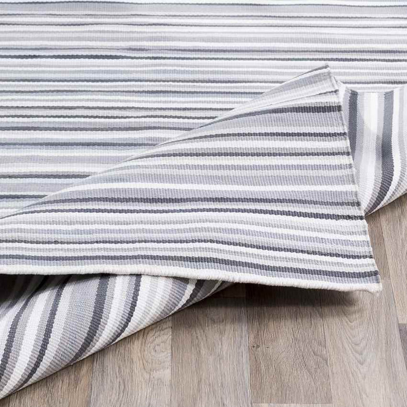 Triton Modern Gray/White Area Rug