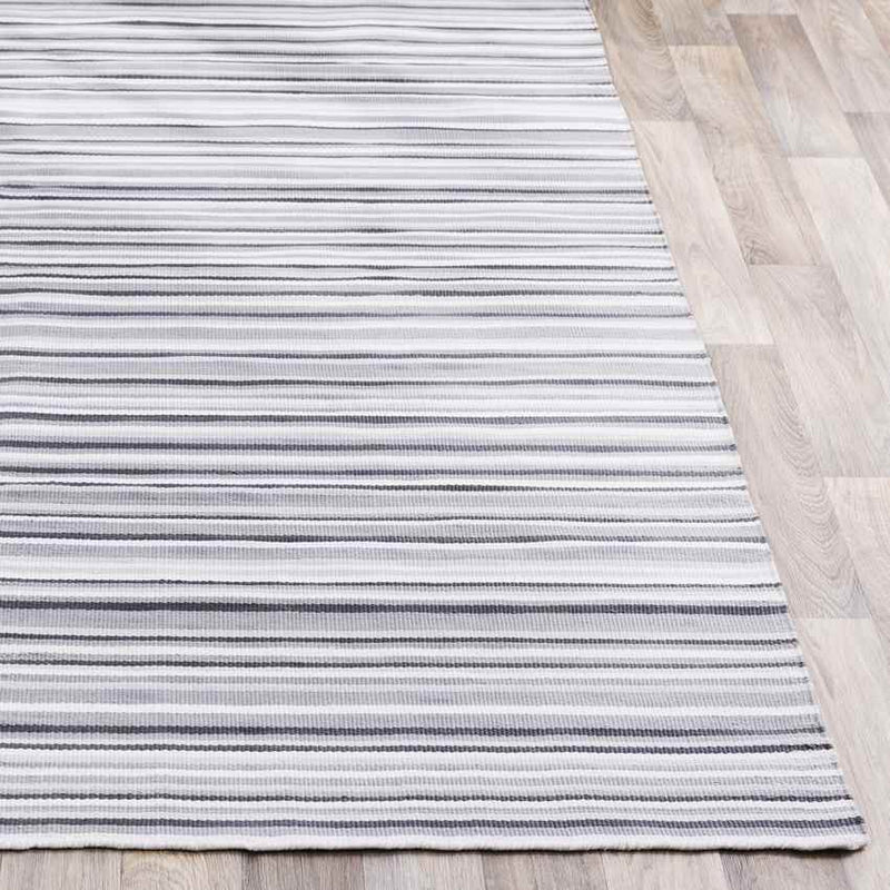 Triton Modern Gray/White Area Rug