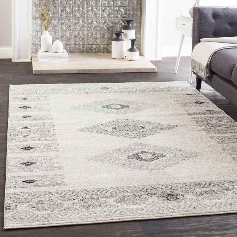 Ajax Rustic Medium Gray Area Rug