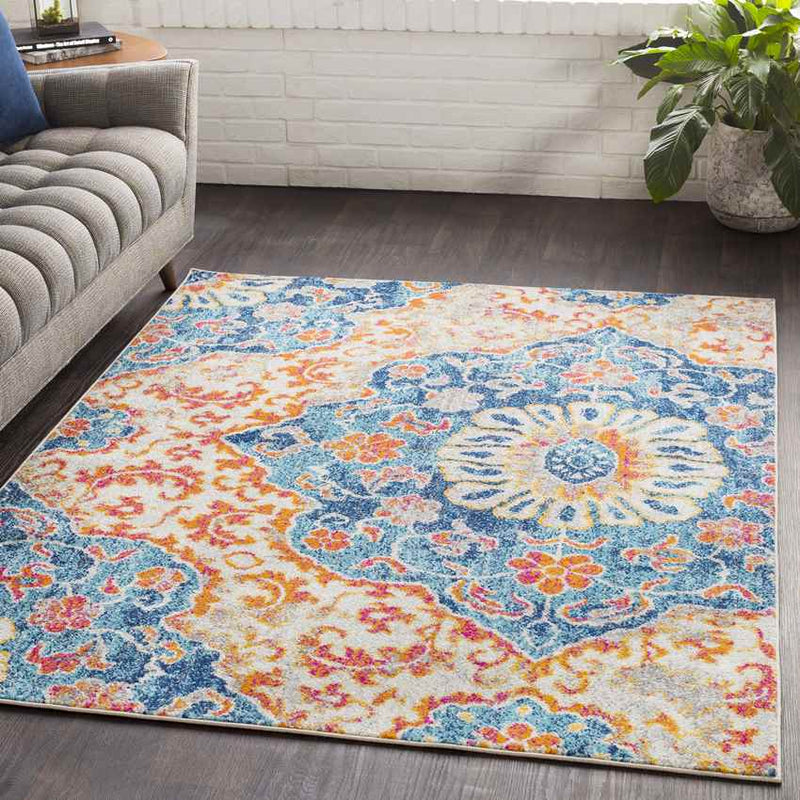 Atikokan Global Dark Blue Area Rug