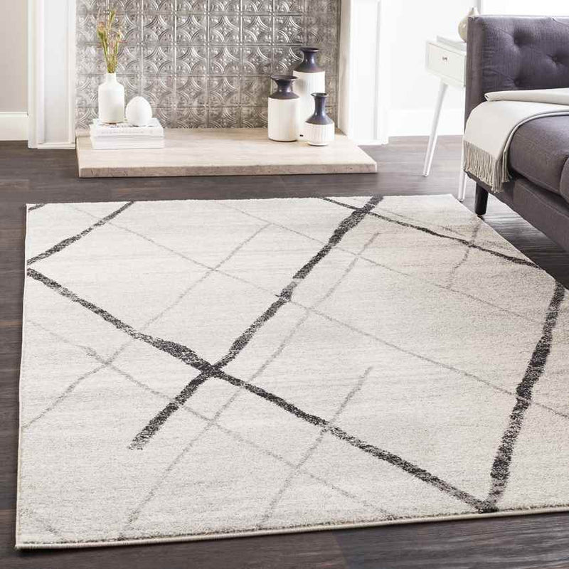 Caledon Modern Light Gray Area Rug