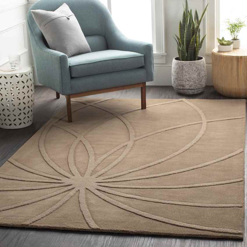 LaSalle Modern Dark Brown Area Rug