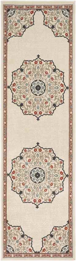 Balcarres Traditional Burnt Orange Area Rug