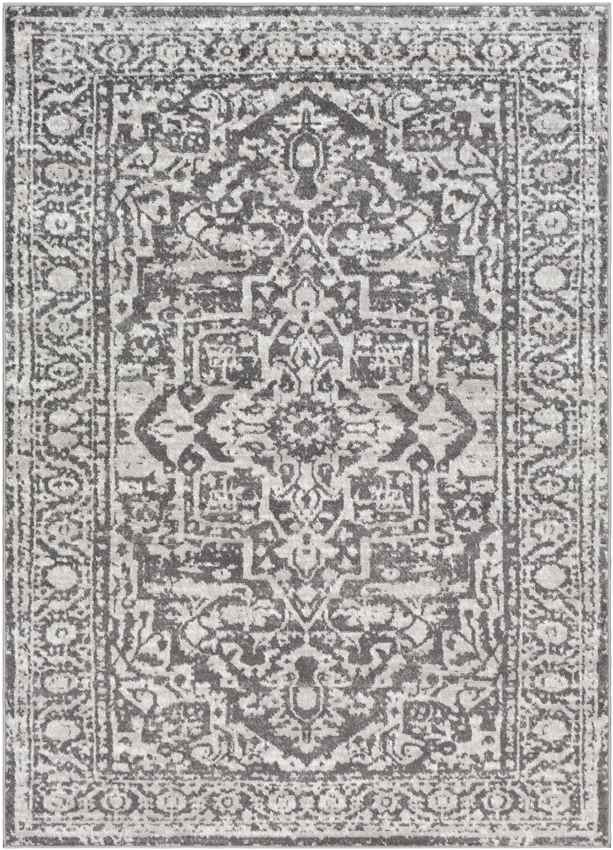 Emma Traditional Charcoal Area Rug