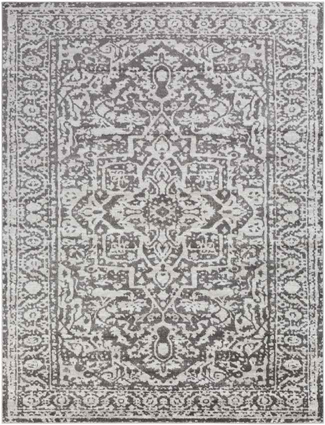 Emma Traditional Charcoal Area Rug