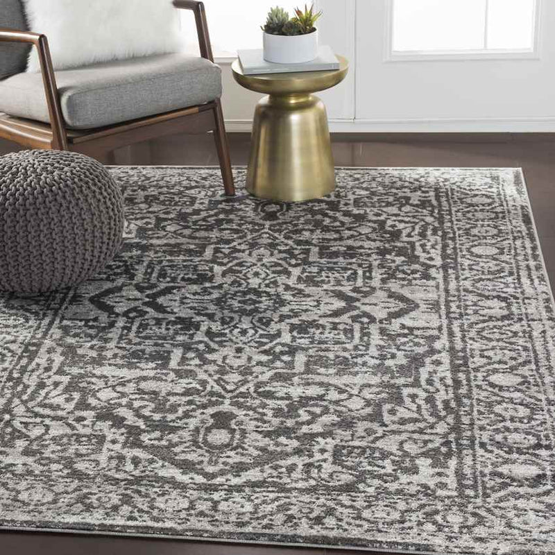 Emma Traditional Charcoal Area Rug