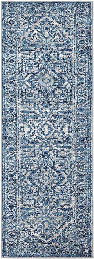 Emma Traditional Sky Blue Area Rug