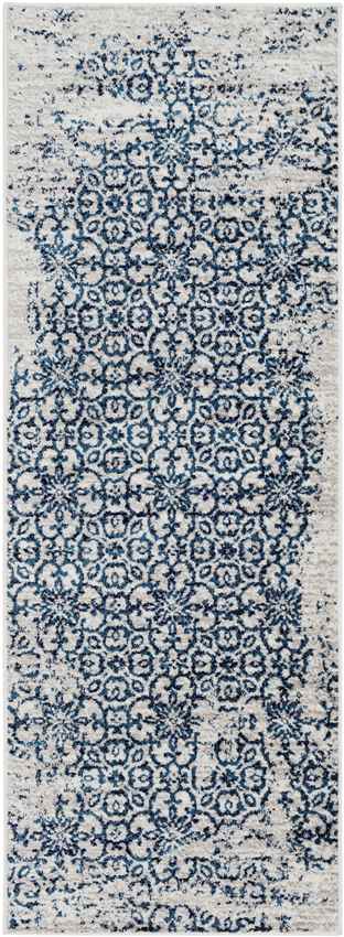 Dalmeny Traditional Navy Area Rug