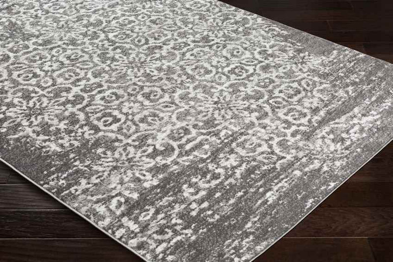 Dalmeny Traditional Charcoal Area Rug