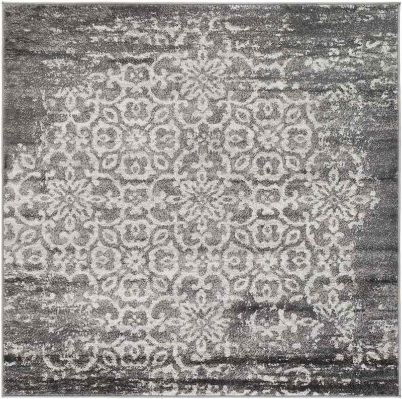 Dalmeny Traditional Charcoal Area Rug