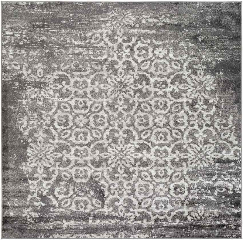 Dalmeny Traditional Charcoal Area Rug