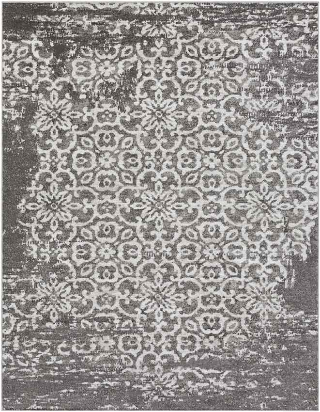 Dalmeny Traditional Charcoal Area Rug