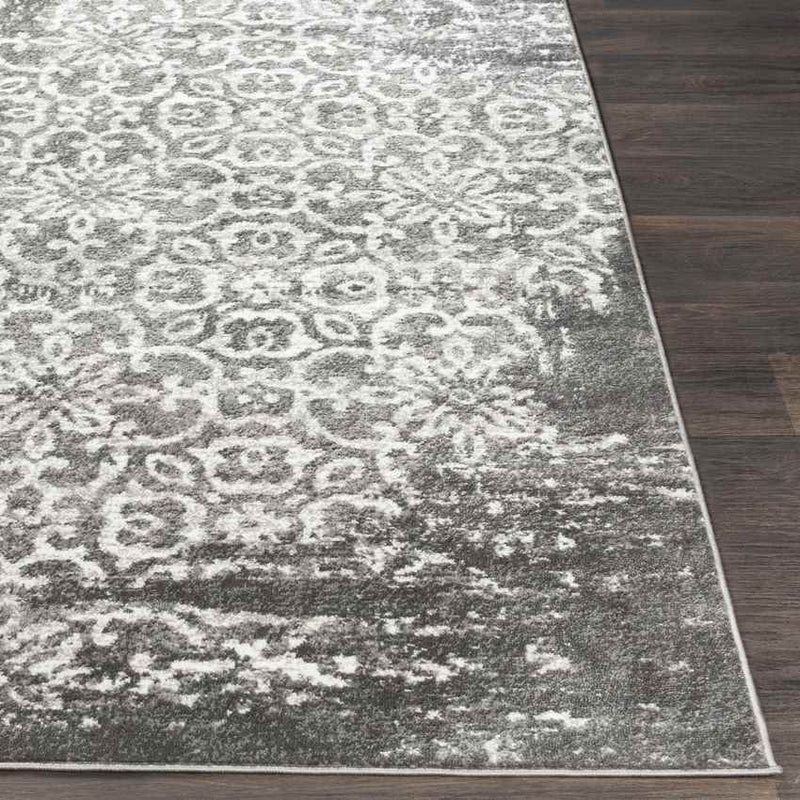 Dalmeny Traditional Charcoal Area Rug