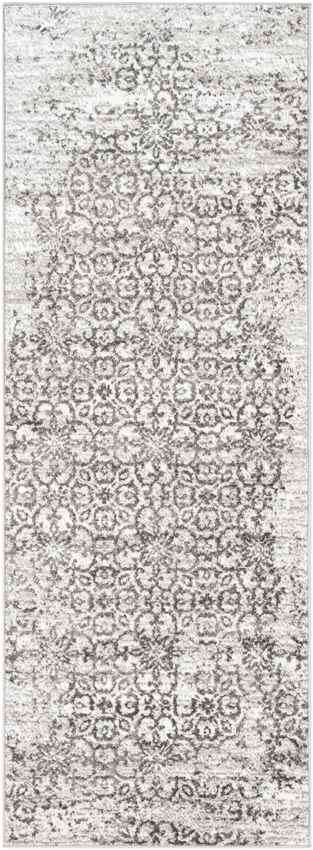 Dalmeny Traditional Light Gray Area Rug