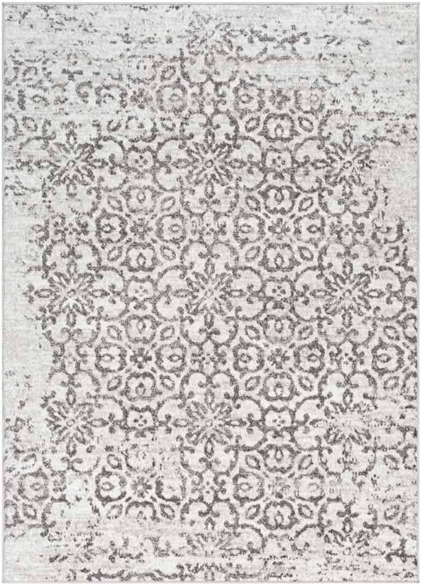 Dalmeny Traditional Light Gray Area Rug