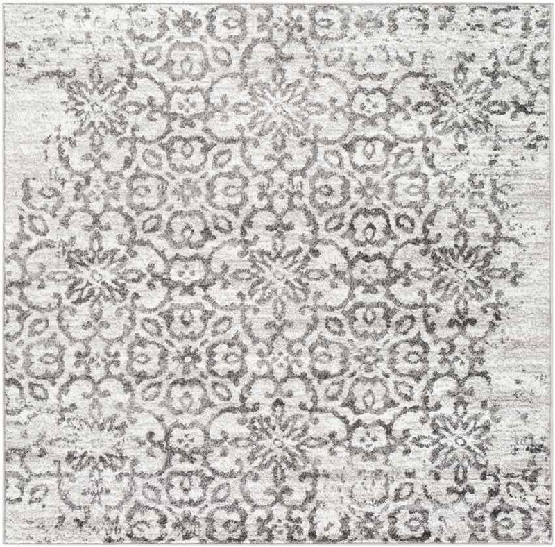 Dalmeny Traditional Light Gray Area Rug