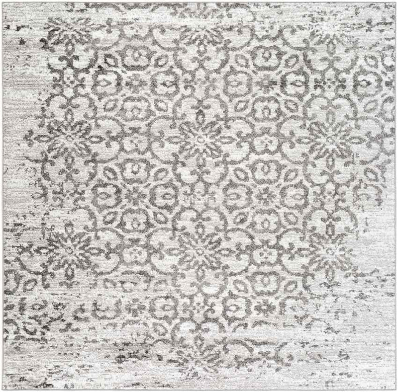 Dalmeny Traditional Light Gray Area Rug