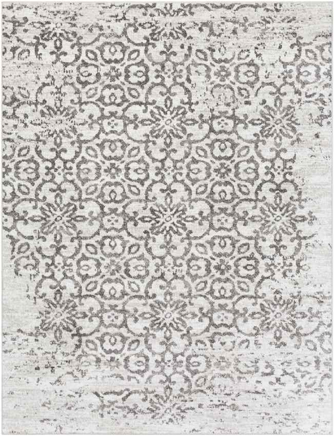 Dalmeny Traditional Light Gray Area Rug