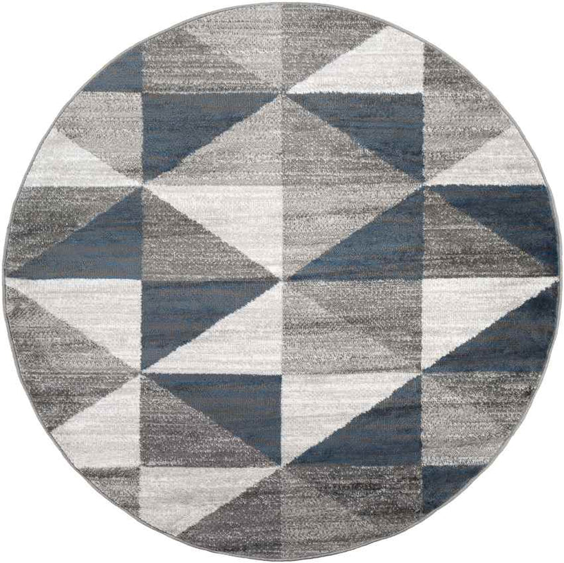 Davidson Modern Sky Blue/Navy Area Rug