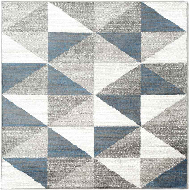 Davidson Modern Sky Blue/Navy Area Rug