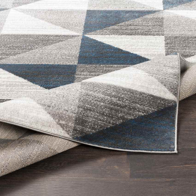 Davidson Modern Sky Blue/Navy Area Rug