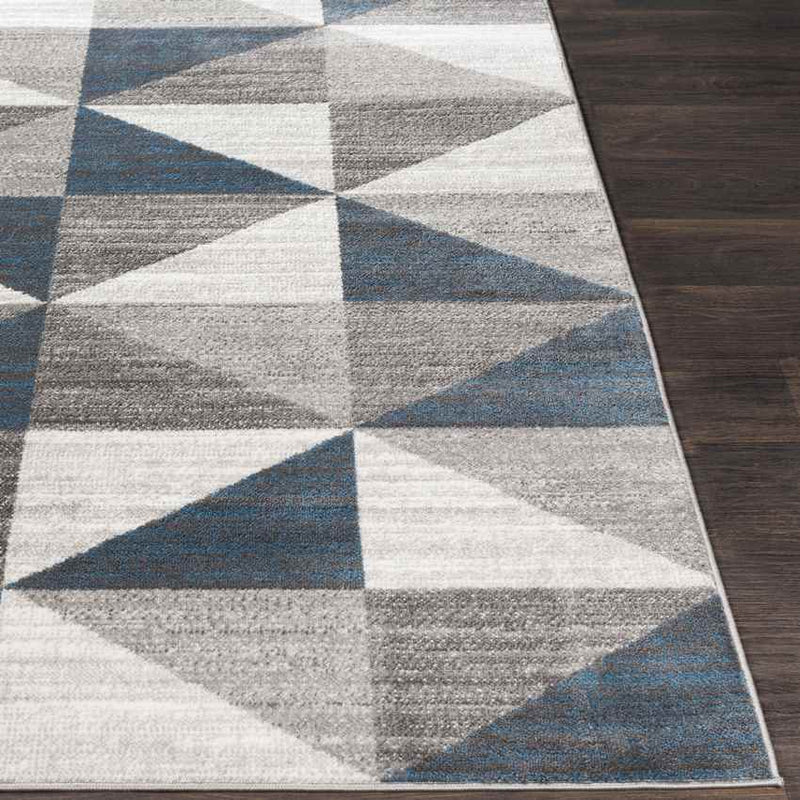 Davidson Modern Sky Blue/Navy Area Rug